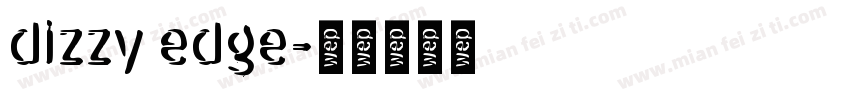 dizzy edge字体转换